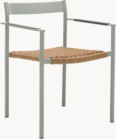 Stohovateľné záhradné jedálenské stoličky's opierkami DK, 2 ks