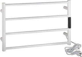 Bemeta Design Elektrický kúpeľňový radiátor / sušič uterákov 560x370x90 mm, 63W, biela - 704151084