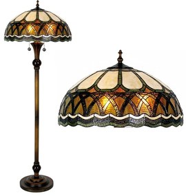 vitrážová tiffany lampa stojaca 56*164