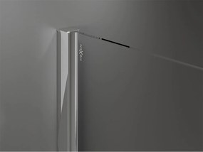 Mexen Velar, posuvné dvere do otvoru typ Walk-In 120 cm, 8mm číre sklo, chrómová, 871-120-000-03-66