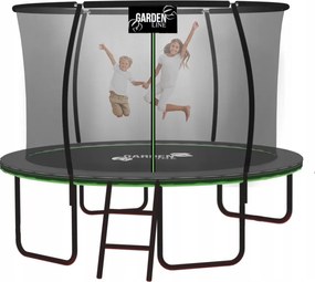 CH Trampolína s rebríkom a bezpečnostnou sieťou 252 cm