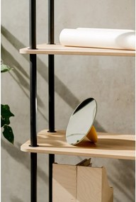 Regál v dekore duba v prírodnej farbe 80x54,5x35 cm Teidi – noo.ma