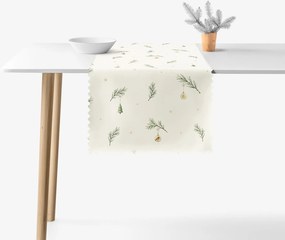 Goldea vianočný behúň na stôl teflónový - vianočné ozdoby 20x120 cm