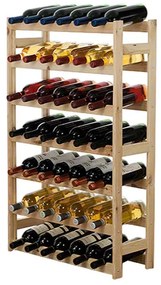 ATMOWOOD Drevený regál na víno - 42 fliaš