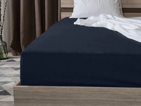 Jersey plachta s lycrou námornícky modrá 180 x 200 cm