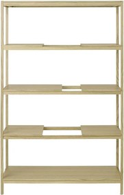 Regál v dekore duba v prírodnej farbe 105x170x40 cm Sukoya – Blomus