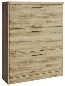 Skriňa na topánky DORSI 3K, dub Navarra