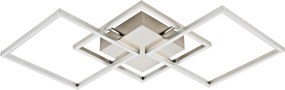 XXXLutz STROPNÉ LED SVIETIDLO, 75,5/37/6 cm Novel - Interiérové svietidlá - 008983001201