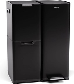 Klarstein Tiyo 3v1 odpadkový kôš 60 l vyberateľný vedro Soft-Close