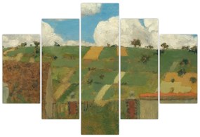 Obraz - Edouard Vuillard, Landscape of the Ile de France, reprodukcia (150x105 cm)