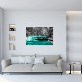 Obraz - Zimná rieka (90x60 cm)