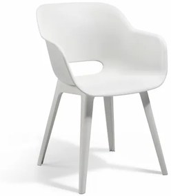 Záhradná stolička LAKOLA 2ks | biela