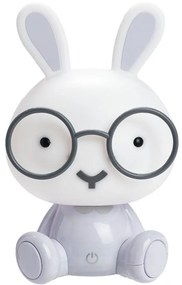 LED detské nočné svetlo HOPPY 23,5 cm, biela