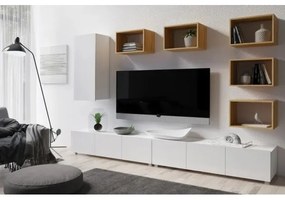 Nástenná polica PAVO 32,5x50 cm zlatý dub