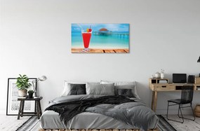 Obraz canvas Koktejl pri mori 120x60 cm