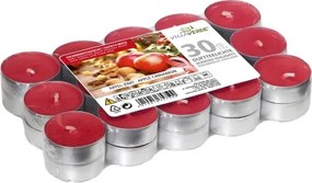 Súprava čajových sviečok vôňa jablko škorica, 30 ks%