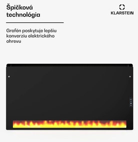 Klarstein ZenHeat Graphene nástenný ohrievač 1300 W