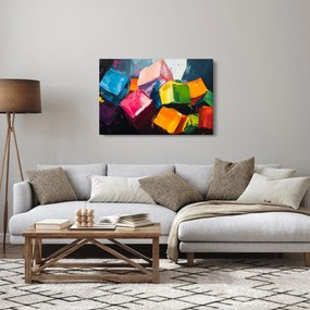 Obraz - Farebné kocky (90x60 cm)