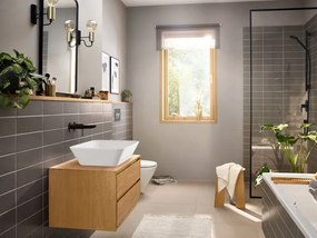 Hansgrohe Rebris E, umývadlová batéria pod omietku, 2-otvorová inštalácia, čierna matná, HAN-72568670