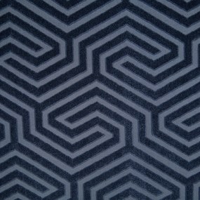ZÁVES NA KRÚŽKOCH PIERRE CARDIN INGA 140X250 CM TMAVOMODRÁ