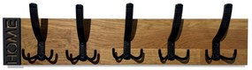 Dekorstudio Nástenný dubový vešiak Modern Oak 60cm