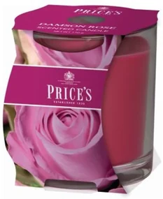 Price´s FRAGRANCE vonná sviečka v skle Purpurová ruža - horenie 45h