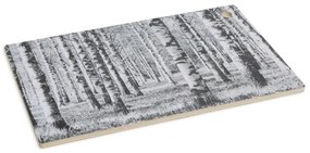 Doska Birch Forest 35x22cm, čierno-biela