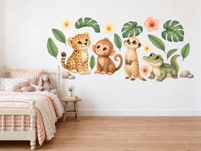 Malí safari přátelé arch 247 x 122 cm