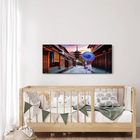 Obraz - Ázijská žena (120x50 cm)