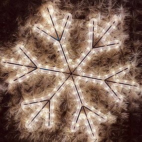 DECOLED LED svetlo III, závesné, priemer 80 cm, teplá biela