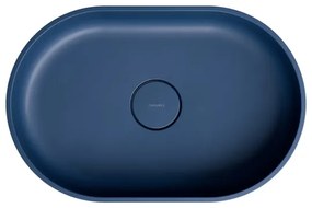 OMNIRES OVOUNMB - Umyvadlo OVO 55x36 cm dolomit/matná modrá