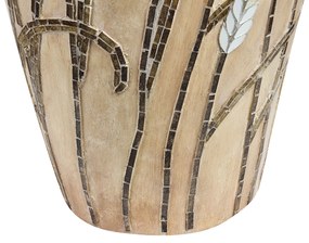 Terakota Dekoratívna váza 54 Béžová SINAMAR Beliani
