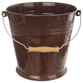 Orion Smaltované vedro Brown, 10 l