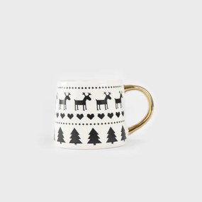 Hrnček LINKO biely 708688 360 ml