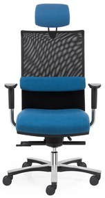 Zdravotná stolička Reflex Balance XL, modrá / čierna