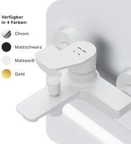 Vaňová a sprchová batéria AM.PM X-Joy FXA10033 jednopáková, biela