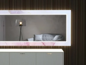 LED zrkadlo s dekorom D8