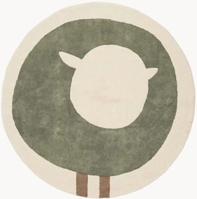 Ručne všívaný detský koberec Sheep Khaki