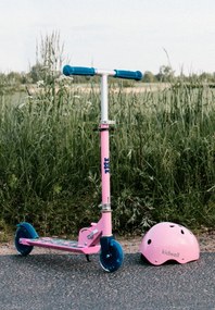 Kidwell Skladacia detská kolobežka SKIPO Floral WXM s LED kolesami ABEC-7 prw-00144384