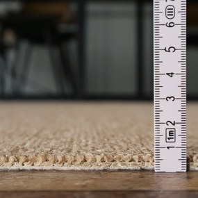 Spoltex, Metrážny koberec Balance 67 béžový, na mieru, šíře 4m, béžová, filc, chodba / predsieň