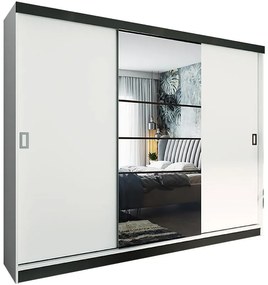 Skriňa Retro 200 6L biely / dvierka biely