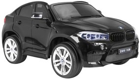 RAMIZ ELEKTRICKÉ AUTÍČKO BMW X6 - DVOJMIESTNE - LAKOVANÉ - ČIERNE - 12V/10 Ah - 2 x 12V / 120W / 20000RPM - 2023