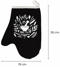 Kuchynská rukavica Herbcrush EMI, červená