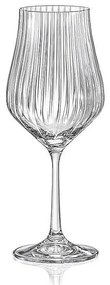 Crystalex Poháre na víno TULIPA OPTIC 350 ml, 6 ks