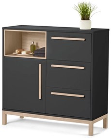 Odkladacia skrinka do kúpeľne »Eklund«, antracitová