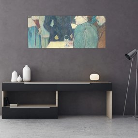 Obraz - Henri de Toulouse-Lautrec, A Corner of the Moulin de la Galette, reprodukcia (120x50 cm)