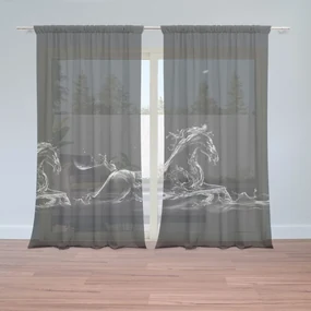 Sablio Záclony Vodný kôň: 2ks 150x250cm