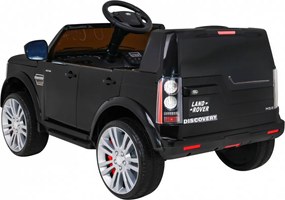 Ramiz Land Rover Discovery Elektrické auto pre deti Čierne SUV + diaľkové ovládanie