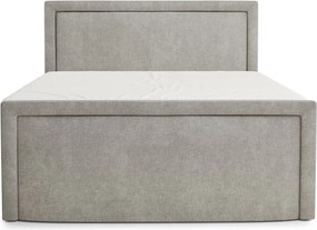 Sivobéžová boxspring posteľ s úložným priestorom 180x200 cm Fresco – Maison de Rêve