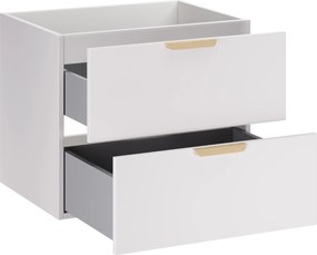 Comad Kúpeľňová skrinka pod umývadlo Aster White 60 biela